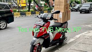 Review perdana TVS ntorq XP race 2022, langsung di siksa skutik canggih 19jt-an