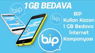 TURKCELL BİP İLE 1GB BEDAVA İNTERNET (Yeni)