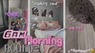 || 6AM M✪RNING ROUTINE🛌|| JAHAIRA SHEREL || *cheer📣*,*Grwm*