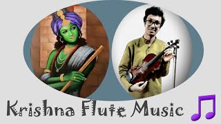 Krishna Flute Music (Mahabharat) | Star Plus | Violin Cover | by Yavishta N S