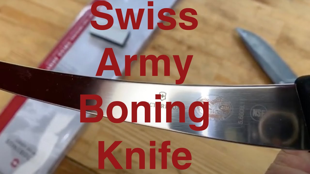 Victorinox Swiss Army Boning Knife Demo Testing And Review [Swiss Army ...