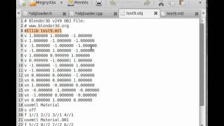 OpenGL (SDL,C++) tutorial 12 - obj file loader, material and UV textures (part 3)