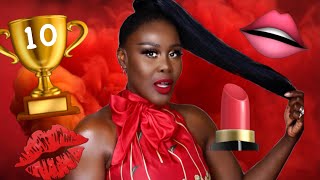 💋💄 THE 10 MOST ICONIC RED SHADES OF LIPSTICKS OF ALL TIME!!! 👏  🏆 | Fumi Desalu-Vold