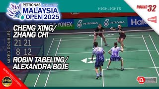 Cheng Xing / Zhang Chi vs Robin Tabeling / Alexandra Boje | Malaysia Open 2025 | R32 XD Highlights