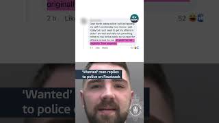 ‘Wanted’ man replies to police on Facebook #uk #crime #wales #police