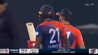 lpl 2021 match 5 highlights | Kandy Warriors Vs Galle Gladiators  Highlights | Shehzad  50 Runs