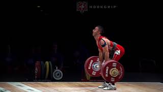 Briken Calja (69) - 177kg \u0026 183kg Clean and Jerks @ 2015 Senior World Championships