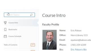 D2L Brightspace Basic Navigation