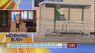 Community asking COTA to help make bus stop safer