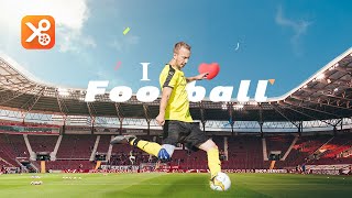 How to Edit YouTube Football Editing Video in YouCut | The easiest editing tool for soccer fans |