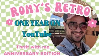 Antique Mall Haul on our💥ONE YEAR ANNIVERSARY💥 Thrift with me for AMAZING vintage RETRO decor finds!