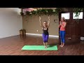 3 minute yoga pose chair twist