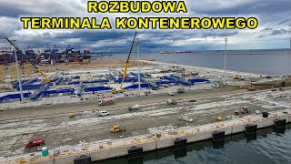 Rozbudowa terminala kontenerowego w Gdańsku - 10.9.Betonowanie i inne prace.