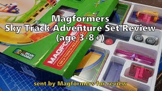 Magformers Sky Track Adventure Set Review Age 3+ (sent by Magformers)