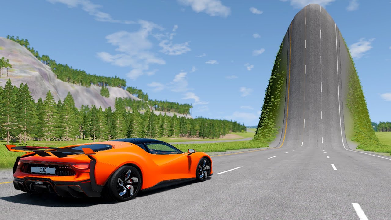 Cars VS Giant Bulge - BeamNG.drive - YouTube