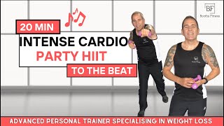 20 min CARDIO PARTY HIIT WORKOUT | To The Beat ♫ | Low Impact All Standing | Fun + High Intensity