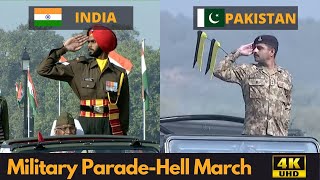 Hell March - 2019 Indian & Pakistan Military Parade in one screen (4K UHD)