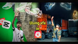 I made viral vfx video in kinemaster with capcut / using vfx in kinemaster #kinemaster #videoediting