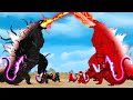 IF EVOLUTION of VENOM GODZILLA EARTH vs EVOLUTION of RED SHIN GODZILLA: Size Comparison / ANIMATION