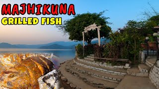 Grilled Fish - MAJHIKUNA Begnas Lake || Best Food Hunt Near Pokhara || Beepin Gurung