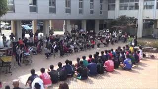 熊工ラグビー部 壮行会 吹奏楽部からのプレゼント🎶