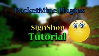 PocketMine Plugins EP:1 |SignShop Tutorial|