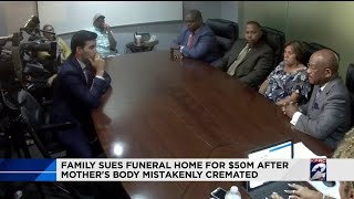 Family sues funeral home for wrongful cremation