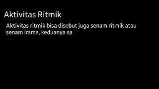 TEMA 6 AKTIVITAS RITMIK KELAS 123 SD PJJ PJOK - GERAK DASAR AKTIVITAS RITMIK