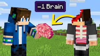 I Fooled My Friend by Stealing BRAINS in Minecraft