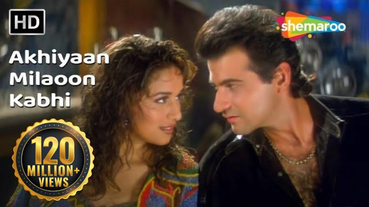 Akhiyaan Milaoon Kabhi Raja Songs Madhuri Dixit Sanjay Kapoor