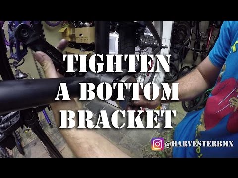 How To Tighten a Loose BMX Bottom Bracket American Unsealed 1,2,3pc Cranks@ Harvester Bikes How To Tighten a Loose BMX Bottom Bracket American Unsealed 1,2,3pc Cranks@ Harvester Bikes
