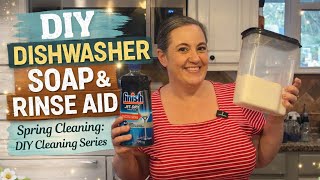 DIY Dishwasher Soap & Rinse Aid (Cheap, Non-Toxic, Works!)