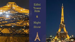 Eiffel Tower Elevator Ride | France | 2022 | 4K  | Episode 01