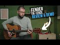 Fender FA-125CE Acoustic-Electric Guitar Review and Demo