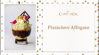 Pistáciové affogato