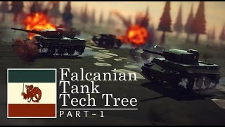 Besiege Build#165 The Falcanian Tank Tech Tree [Part 1]