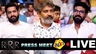 RRR Press Meet LIVE - NTR, Ram Charan | SS Rajamouli | DVV Danayya||TVNXT TELUGU Live Stream
