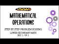 Secondary 1/ IP 1 Mathematics: Mathematical Operation