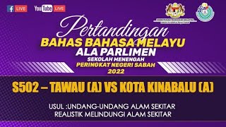 S502- TAWAU (A) VS KOTA KINABALU (A)