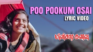 Poo Pookum Osai - Minsara Kanavu | Sujatha Mohan & Malaysia Vasudevan | A.R. Rahman | Vairamuthu