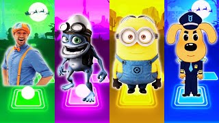 Blippi - Crazy Frog - Minions - Sheriff Labrador - Tiles Hop EDM Rush