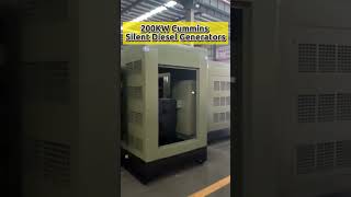 200KW Cummins Silent Diesel Generators For Sale #generatorforsale #dieselgenerator #cumminsgenerator