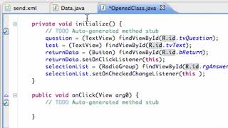Android Developing Applications Tutorial 49 StartActivityForResult setup