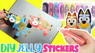 Bluey and Bingo DIY Jelly Stickers Activity Kit