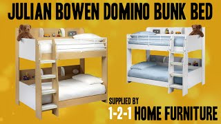 Julian Bowen Domino Bunk Bed supplied by 121 Home Furniture