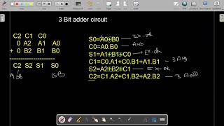 3 bit adder circuit