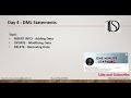 Day 4: SQL DML Statements | Hands on with INSERT UPDATE DELETE | SQL Fundamental | #learnwithdsa