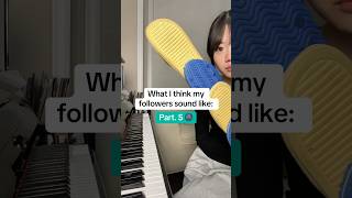 What I think YOU GUYS sound like:  Part. 5 👹 #piano #xiaoling #memes #funny #brainrot #fyp #shorts