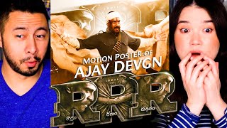 Ajay Devgn Motion Poster - RRR | REACTION | NTR, Ram Charan, Alia Bhatt | SS Rajamouli