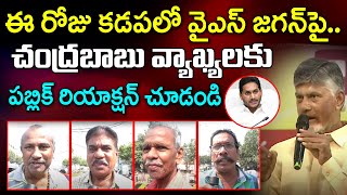 Public Reaction On CM Chandrababu Comments About YS Jagan : PDTV News